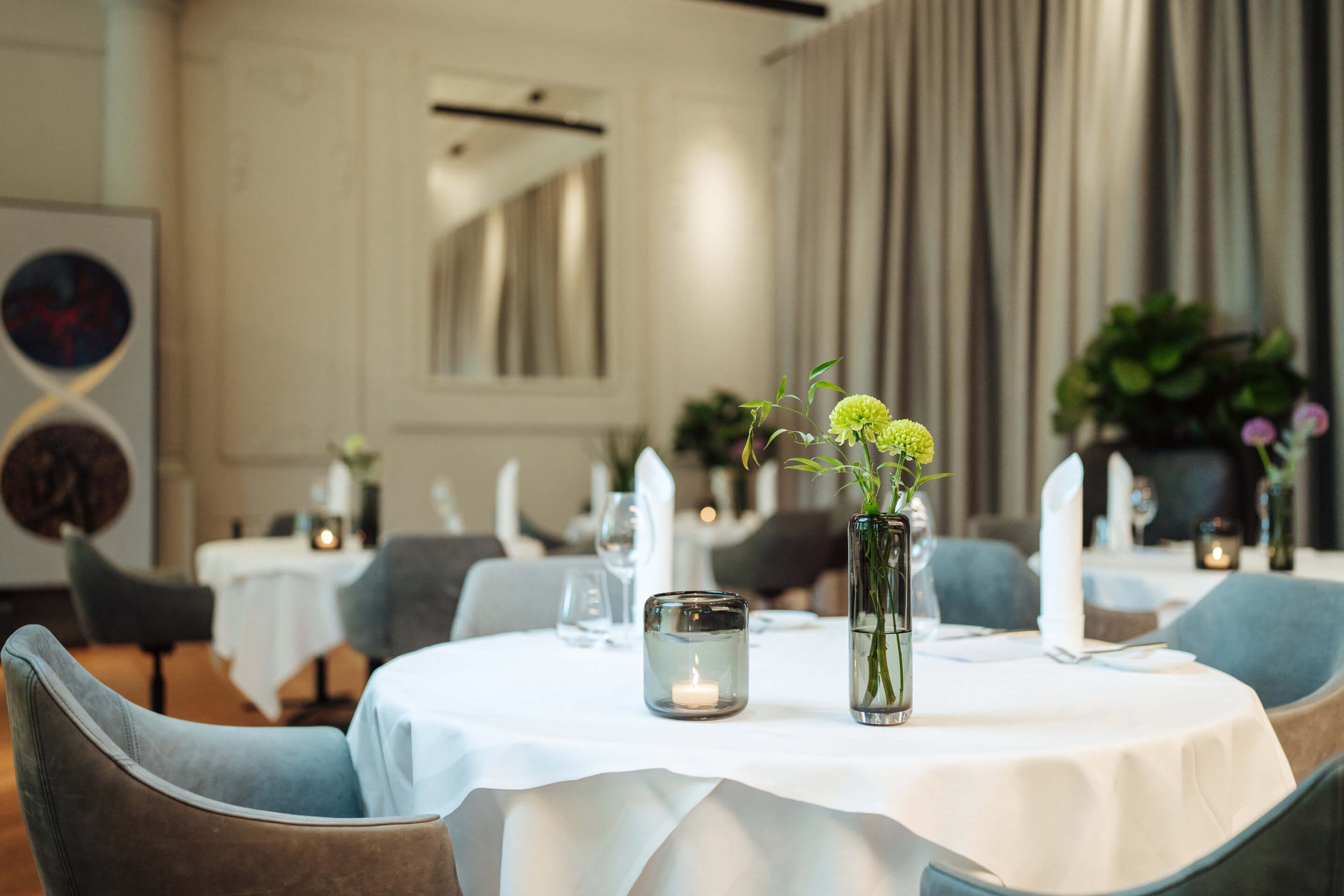 Restaurant Kaisersaal in Ravensburg Ambiente im Abenrestaurant